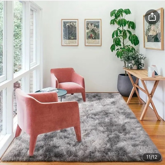 Luxurious Fluffy Shag Rug Ultra Soft, Plush,Fuzzy and Durable Modern Home Decor - Picture 11 of 13